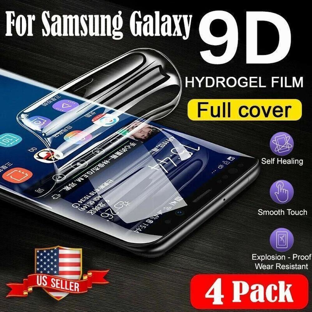 4 Pack HYDROGEL Screen Protector Premium Quality for Samsung Galaxy Note 10
